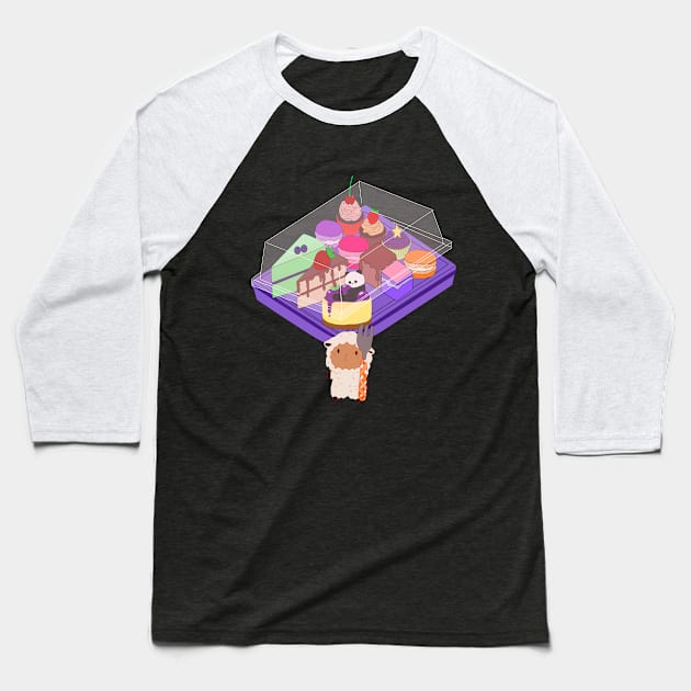 Yummy cakes Baseball T-Shirt by Happydesign07